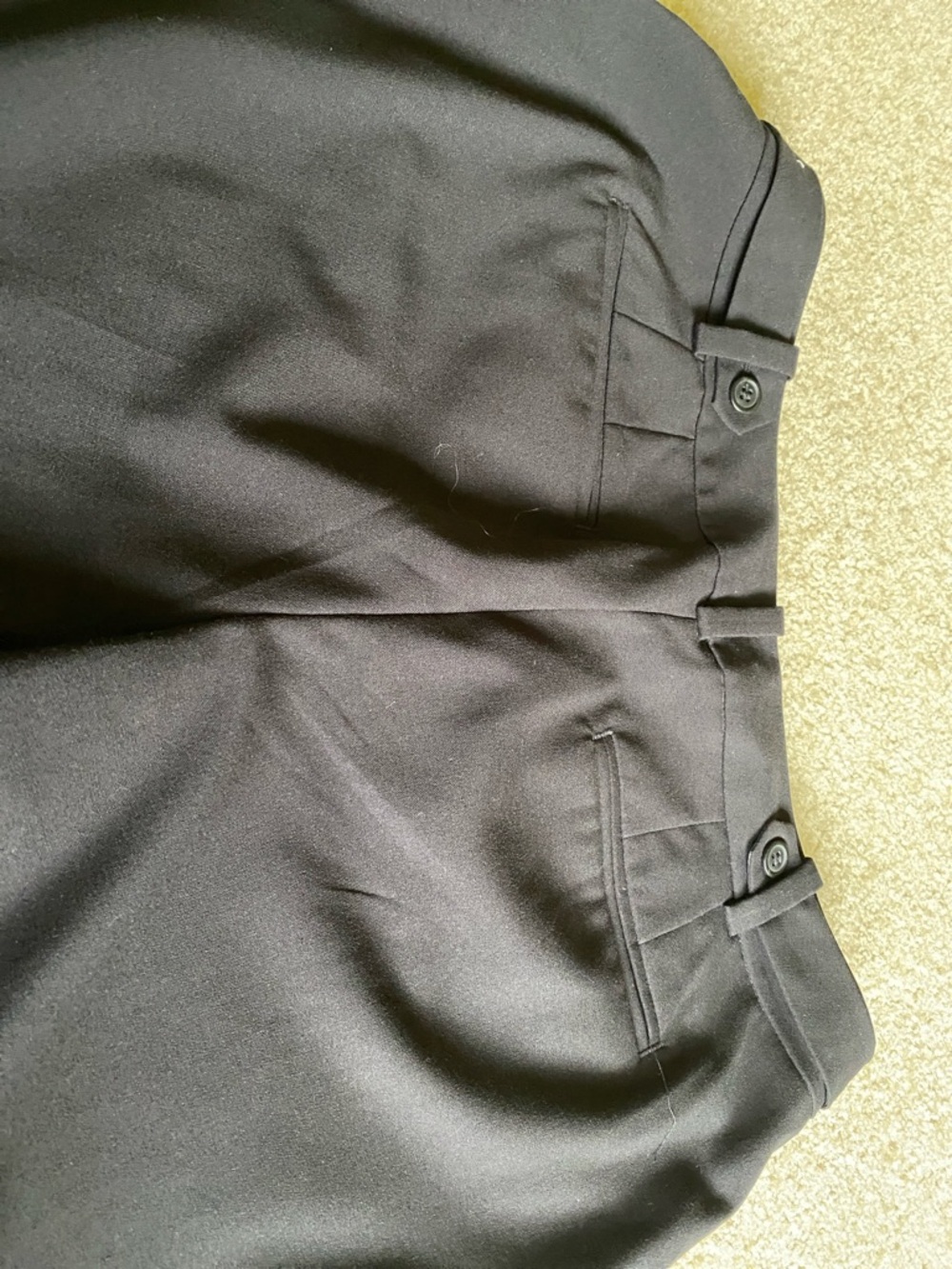 Ann Taylor Black Boot-Cut Dress Pants - Picture 2 of 3